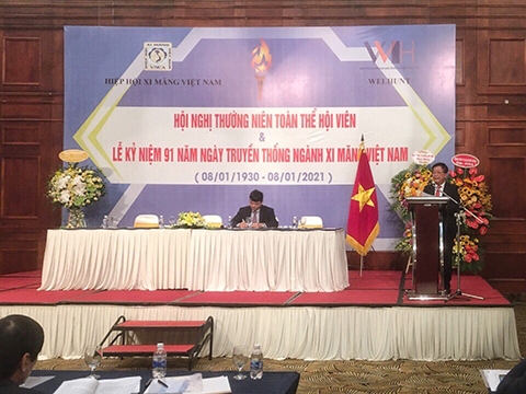 VNCA tổ chức Hội nghị thường niên và kỷ niệm 91 năm ngày truyền thống ngành Xi măng