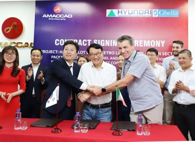 AMACCAO CUNG CẤP TẤM BÊ TÔNG VỎ HẦM ĐÚC SẴN CHO DỰ ÁN ĐƯỜNG SẮT ĐÔ THỊ HÀ NỘI
