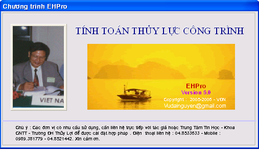 ​Giới thiệu về các phần mềm tính toán thủy lực, thủy nông, thiết kế các công trình hệ thống cấp nước