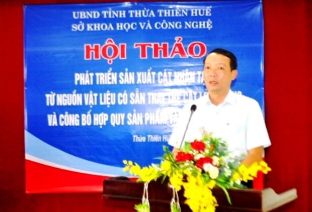 THỪA THIÊN HUẾ  TỔ CHỨC HỘI THẢO VỀ SẢN XUẤT CÁT NHÂN TẠO