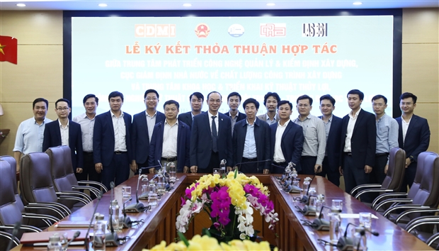 KÝ KẾT THỎA THUẬN HỢP TÁC GIỮA CỤC GIÁM ĐỊNH  NHÀ NƯỚC VỀ CHẤT LƯỢNG CÔNG TRÌNH XÂY DỰNG  VÀ TRƯỜNG ĐẠI HỌC THỦY LỢI