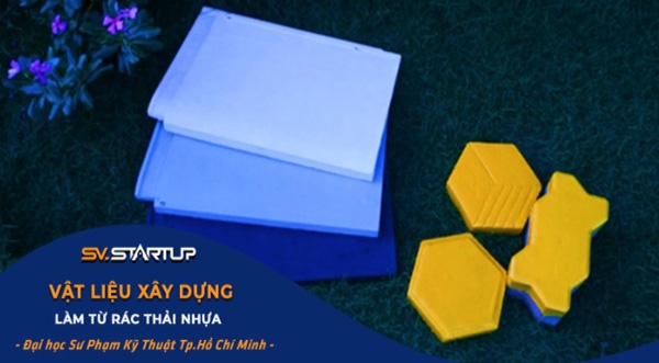 Vật liệu xây dựng làm từ rác thải nhựa