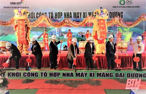 KHỞI CÔNG XÂY DỰNG TỔ HỢP NHÀ MÁY XI MĂNG ĐẠI DƯƠNG