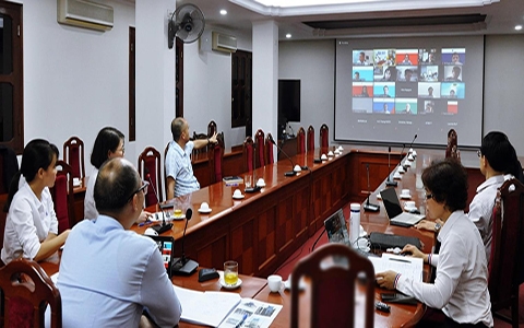 Hội nghị trực tuyến Nghiên cứu vật liệu thích ứng với khí hậu trong bối cảnh KTXH của Việt Nam