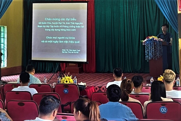 CÁC CHUYÊN GIA CỦA VMAT THAM GIA ĐÀO TẠO VỀ PHÒNG CHỐNG THIÊN TAI CHO CỘNG ĐỒNG